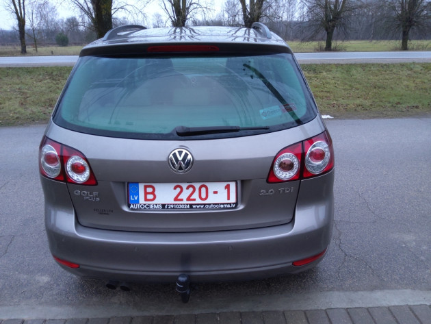 VW Golf VI Plus 2.0TDi 103kW 11.09` - attēls 7