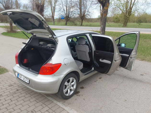 Peugeot 307 1.6i,80kw,automāts,07.07` - attēls 11